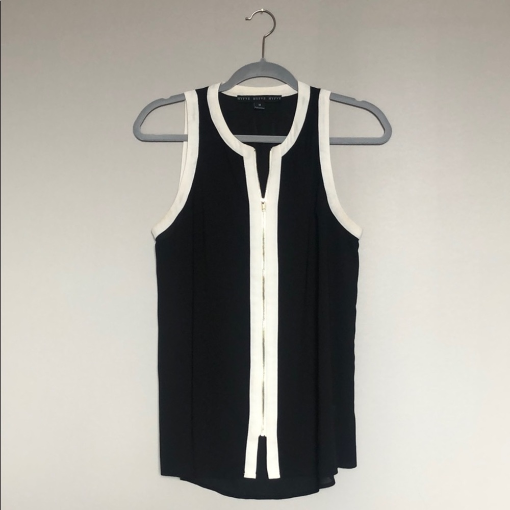 HYFVE HYFVE HYFVE black and white blouse